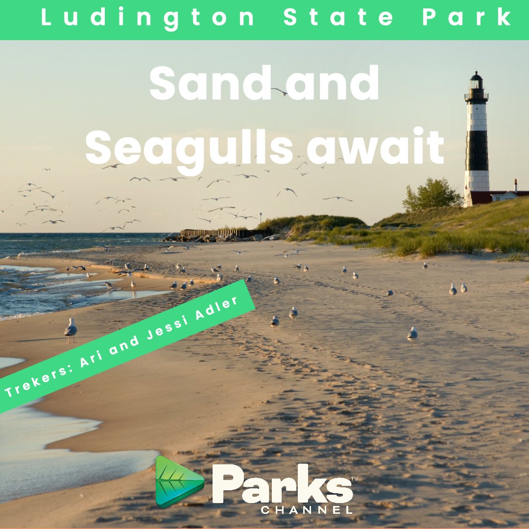 TheParksChannel's tweet photo. It's the most popular state park in Michigan โ๏ธ Ari and Jesse have lots of tips and tricks โถ๏ธ https://t.co/IaePO3tEQk @trekersorg #ludingtonstatepark #michigan #michiganparks #parkschannel #parkchat #nationalparkgeek #everykidoutdoors #optoutside #nationalpark #travel #nature https://t.co/QhVcKle9ha
