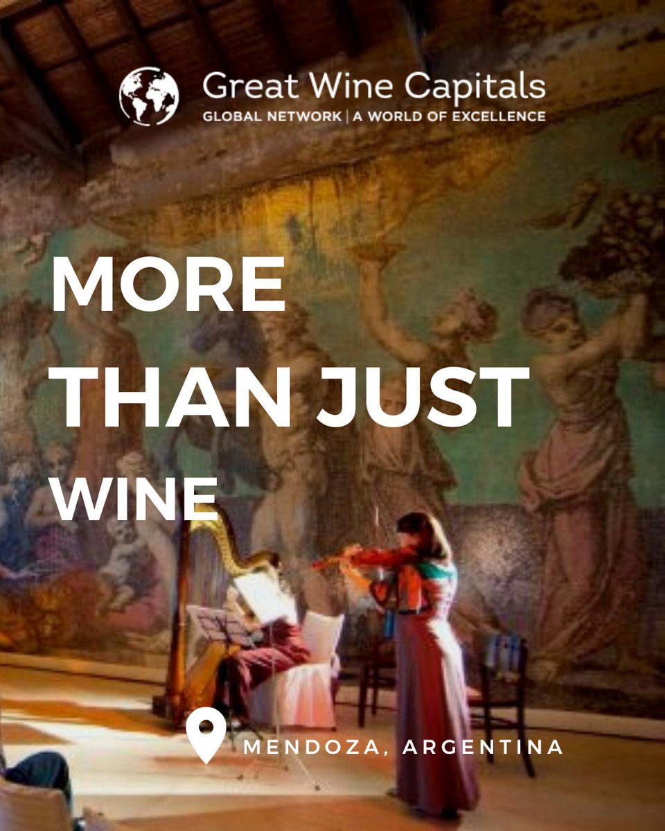 WineCapitals's tweet photo. Experience the beauty of Mendoza's wine country with "Classical Music on the Wine Roads" - live performances amidst the vineyards. Don't miss out on this unique opportunity! Find out more - https://t.co/w88UJLKbKO
#WineRoads #ClassicalMusic #greatwinecapitals https://t.co/UwLfss1Uux