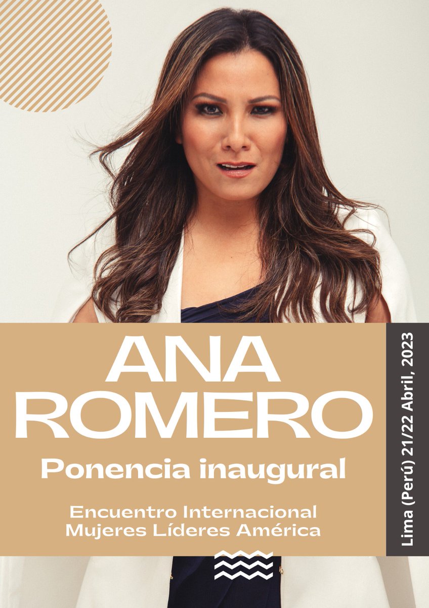 auxifcd's tweet photo. Porque las mujeres creemos y podemos lograr cambiar nuestro mundo, en el Encuentro Internacional de #MujeresLideresAmerica empezaremos con todo el Power de Ana Romero para inspirarnos con su historia y compartir talento.

Entradas en https://t.co/d4CvItrOKk  😍

#JuntasAvanzamos https://t.co/EsnjDbxhZo