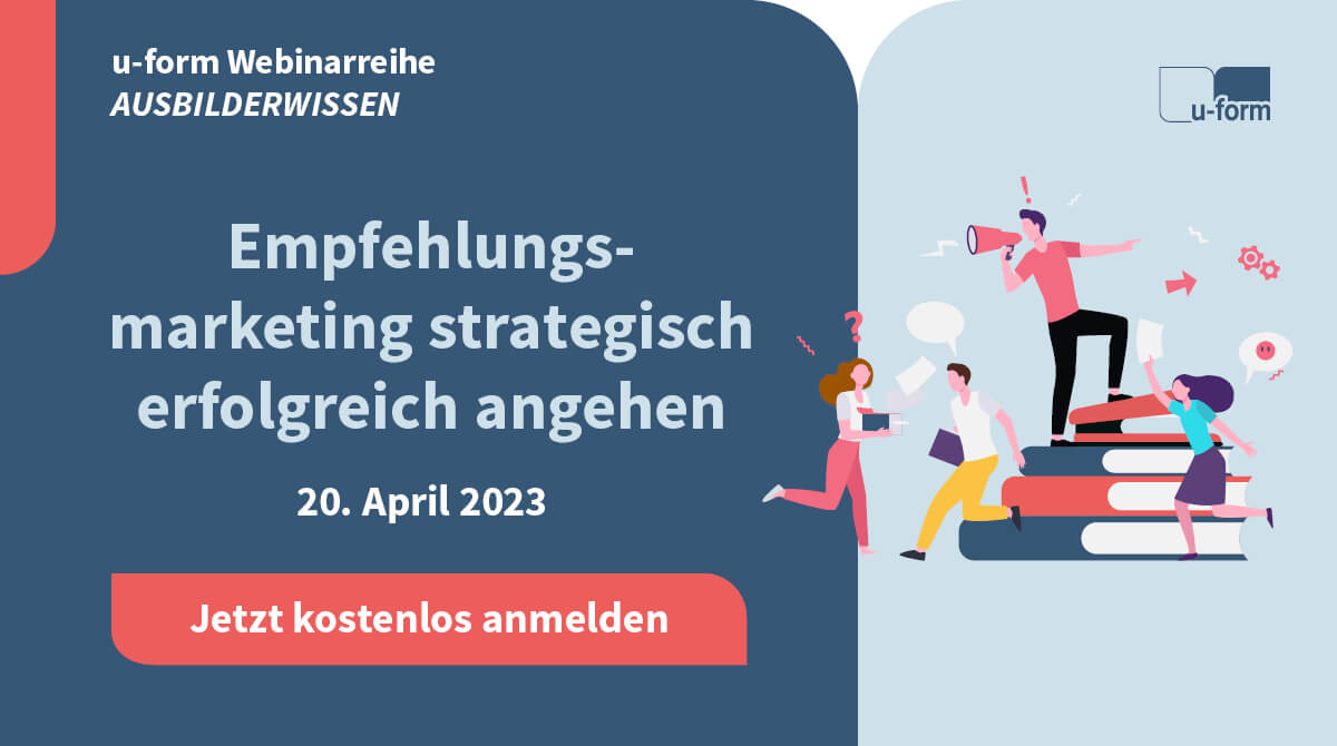u_form_ts's tweet photo. Strategisches #Empfehlungsmarketing verbindet kostengünstiges Recruiting mit Bindung der Mitarbeitenden und von #Azubis. Wie es geht, was Sie dabei beachten müssen &amp; wo die Vor- und Nachteile liegen, zeigt Ihnen in diesem Webinar Employer Branding Experte Denis Buss. #Recruiting https://t.co/81R1ufGIeH