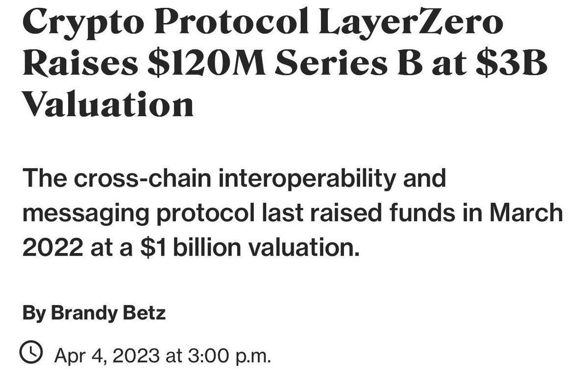 If you missed out on the ARB, don't worry - LayerZero Labs had twice the amount of investment as ARB.

Let's break down the following airdrop that can make us rich.
🧵 👇