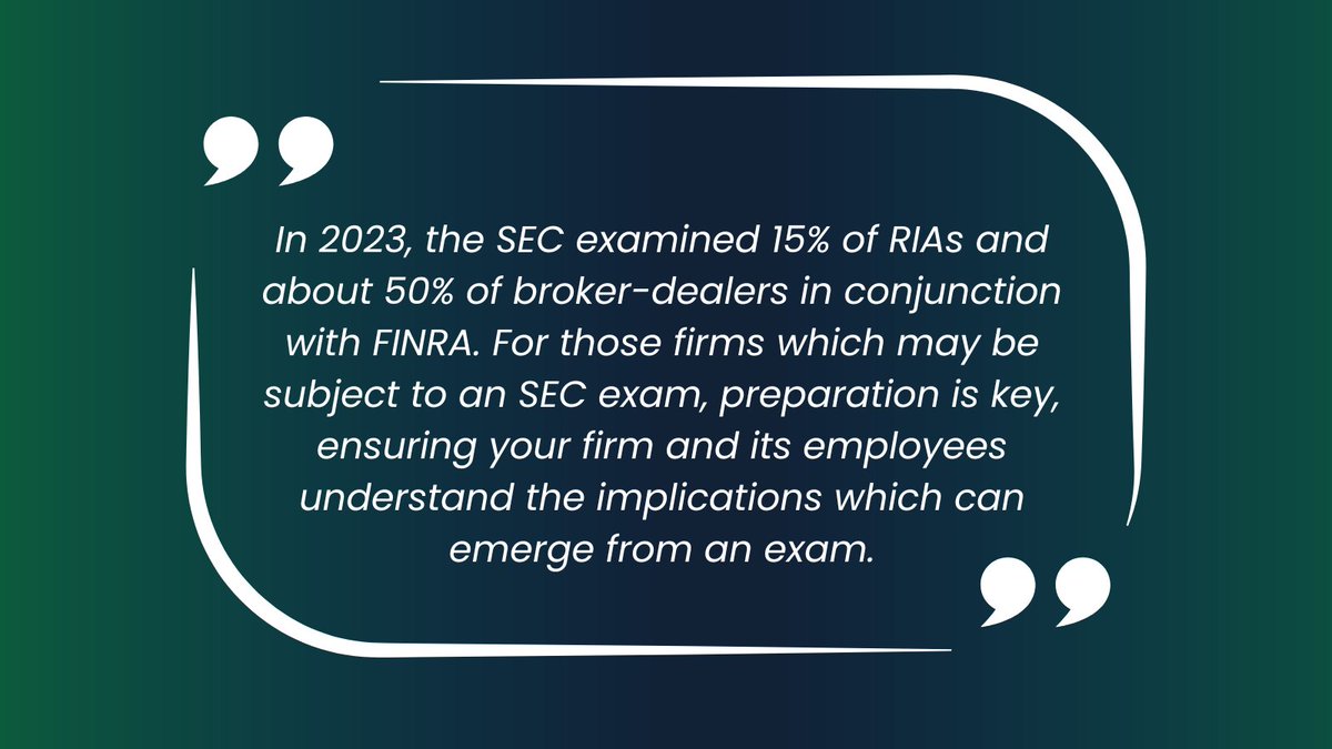The SEC recently released their 2023 exam priorities. However, what hasn’t been known, up until this point, is how those exams will take place and what firms can expect when interacting with an SEC examiner.

Learn more. okt.to/p8hsQ6

#SECregulations
