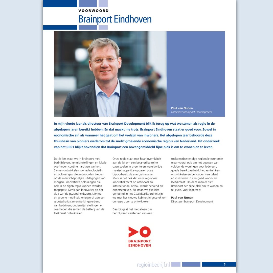 𝗩𝗲𝗿𝗯𝗶𝗻𝗱𝗲𝗻 𝘃𝗮𝗻 𝗯𝗲𝗱𝗿𝗶𝗷𝗳𝘀𝗹𝗲𝘃𝗲𝗻, 𝗼𝗻𝗱𝗲𝗿𝘄𝗶𝗷𝘀 𝗲𝗻 𝗱𝗲 𝗿𝗲𝗴𝗶𝗼

In het voorwoord van Paul van Nunen (Brainport Eindhoven) zien we de verbinding van de regionale economie.

Lees meer van deze verhalen en bekijk onze gids via:
lnkd.in/eFjFSgZ6