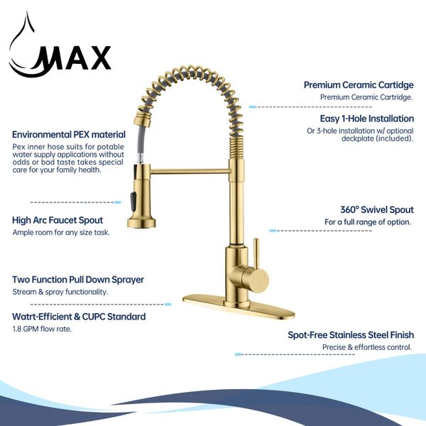 FaucetsMax's tweet image. MAX Faucets Boasts A Great Selection Of Pull-Out Spring Spout 16" Kitchen Faucets That Combine Aesthetics, Durability, Smart Function. Rest Assured That What You’re Getting Are Stylish, Long-Lasting, And Innovative Product. 

Sale price: C$239.00

maxfaucets.com/all-products/o…