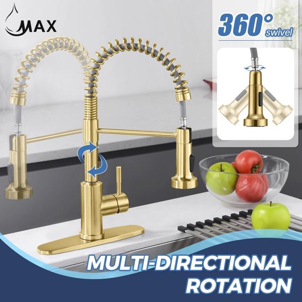 FaucetsMax's tweet image. MAX Faucets Boasts A Great Selection Of Pull-Out Spring Spout 16" Kitchen Faucets That Combine Aesthetics, Durability, Smart Function. Rest Assured That What You’re Getting Are Stylish, Long-Lasting, And Innovative Product. 

Sale price: C$239.00

maxfaucets.com/all-products/o…