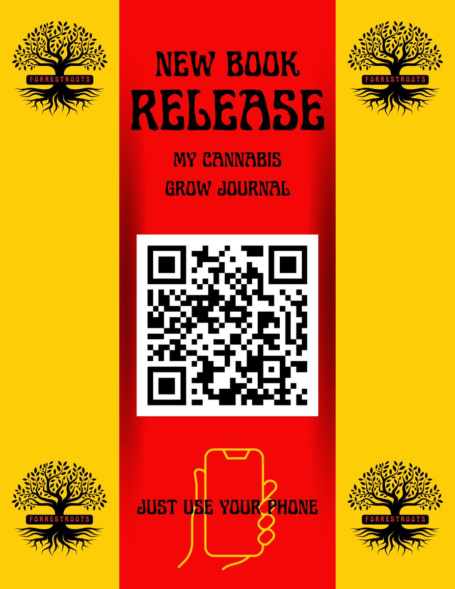 ForrestRoots's tweet image. Get your cannabis growing journal here.....