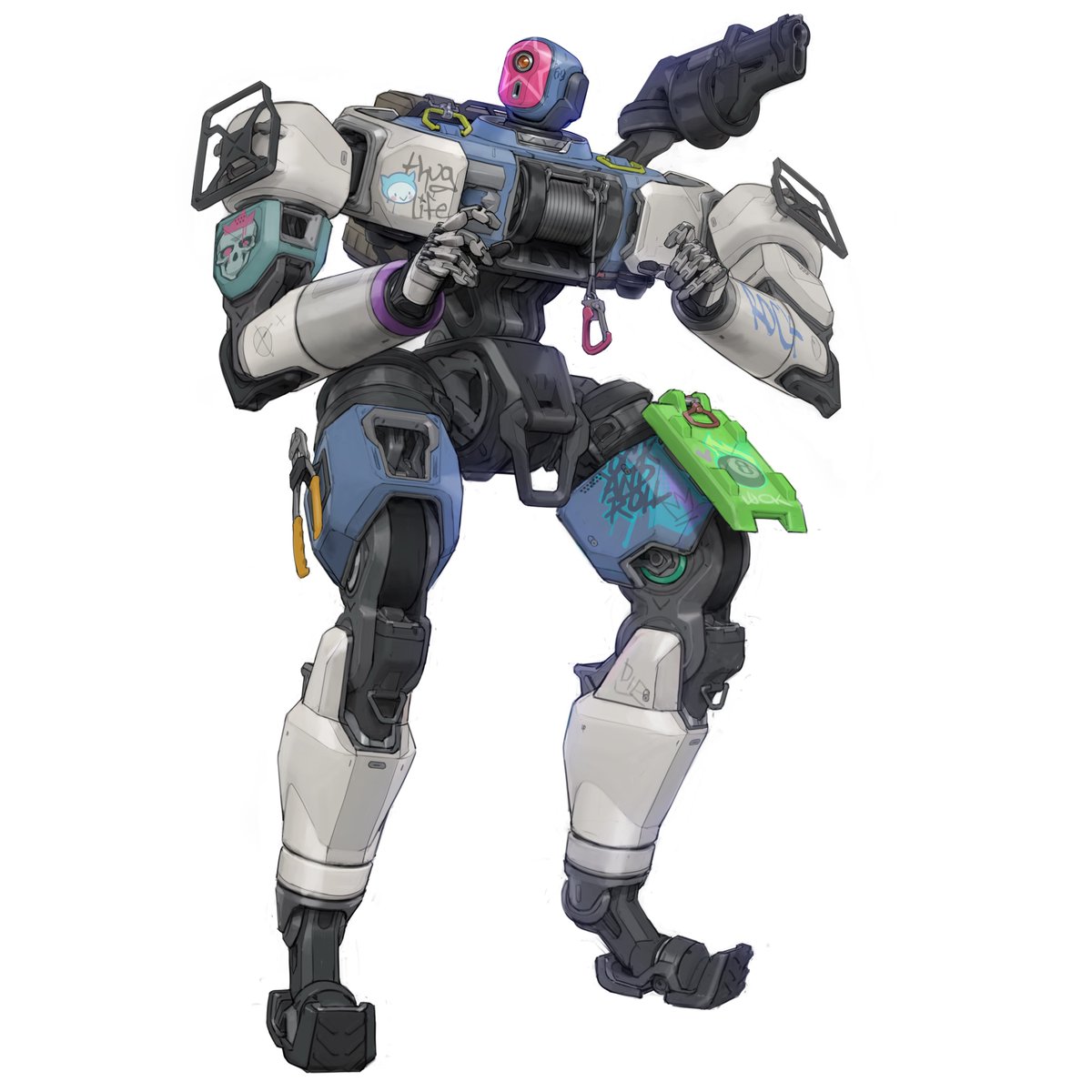 evstratiyart's tweet photo. space bandits - robot #1 https://t.co/cT7sqyumyZ