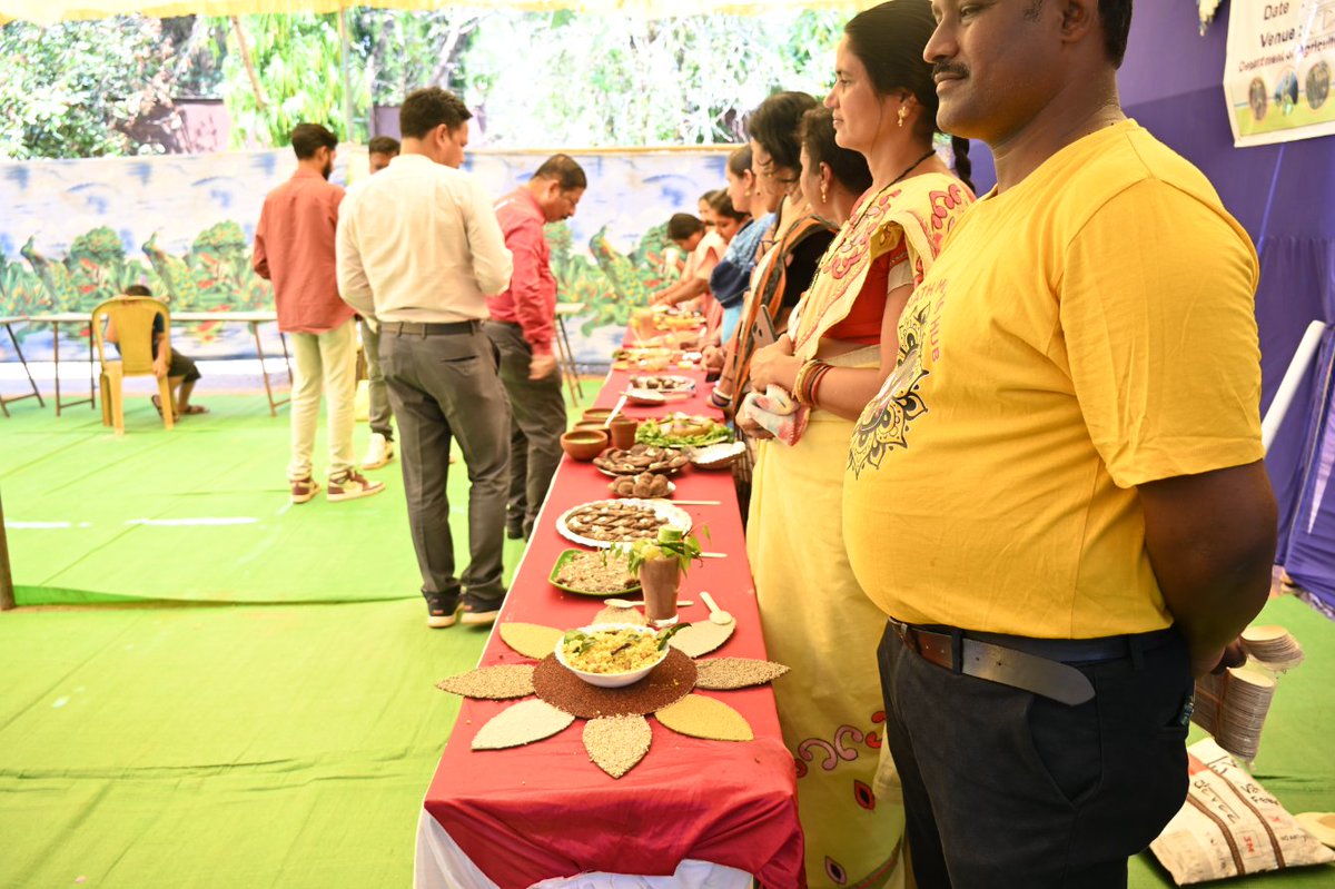 KoraputMillets's tweet photo. For celebrating international year of millets ,District level millets cooking competition was organized today in the premises of CDAO Office, Jeypore . @dmkoraput @CDAO_Koraput https://t.co/OSqkVwuPVv