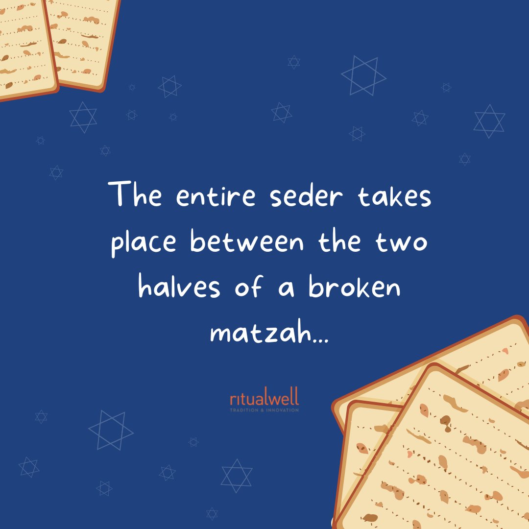 RRC_edu's tweet photo. "The entire seder takes place between the two halves of a broken matzah," Rabbi Helen Plotkin shares. With this teaching in mind, we wish you a joyous Passover. May all the ways that you act as bridge be celebrated. https://t.co/vM5lKEuBzT https://t.co/1wQJmxrBgI