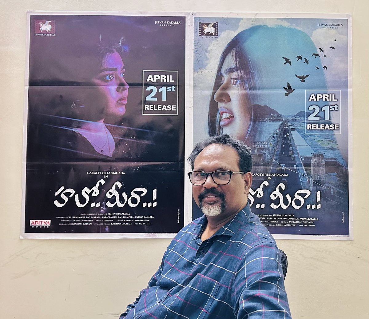 dir_Kakarla's tweet photo. Hello Friends 
My Directorial debut Film 
#HelloMeera  is releasing on 21 April 
do watch in Theatres near you . :) https://t.co/XnQOm1L1Nv