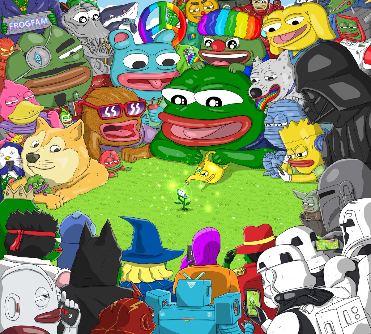 Keep Growing 📷📷📷📷📷📷Reserve 0.26 ETH  available on @withFND foundation.app/@LoveApple/pep…… 

#pepe #pepethefrog #PepeFam #frogFam #nftart #NFTTHAILAND #NFTCommmunity #nft