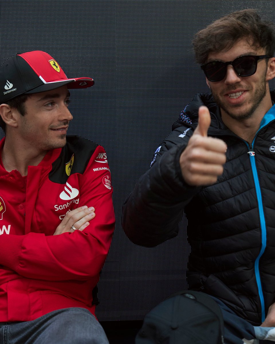 GaslyNews's tweet photo. @PierreGASLY x @Charles_Leclerc = bromance ❤💙 

(📸 @ScuderiaFerrari) #F1 https://t.co/KPqU9Fp11r