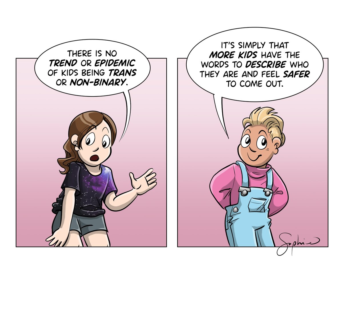 AssignedMale's tweet photo. There is no trend or epidemic of kids being trans or non-binary. https://t.co/JmnZiXsw3s