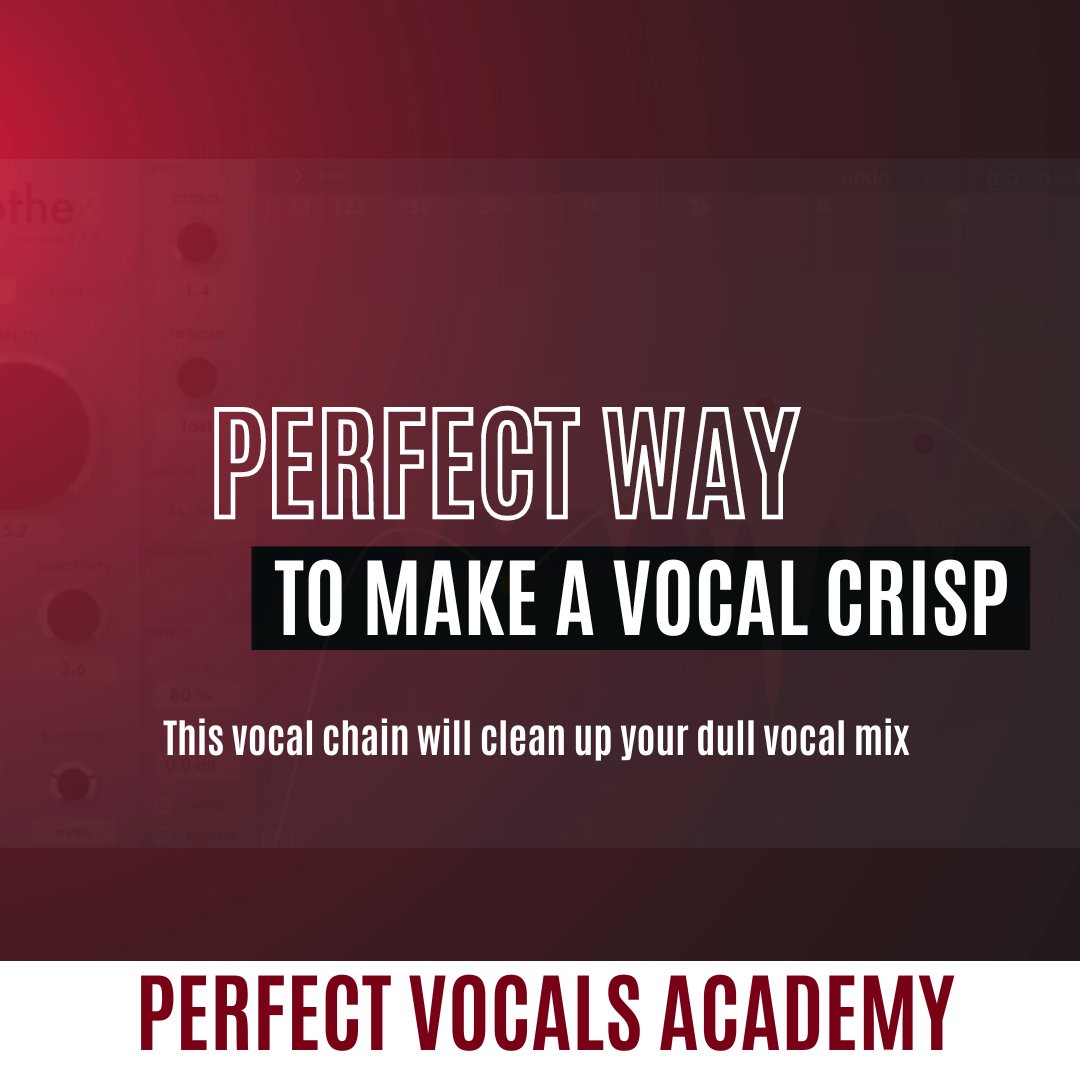 PVocalsAcademy's tweet photo. Perfect way to make a vocal crisp! - https://t.co/eBFqcBdC22 https://t.co/zIf8zZ3HLY