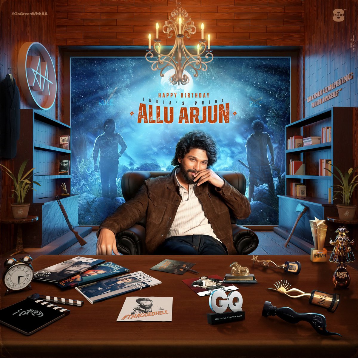 PushpaMovie's tweet photo. Here’s the CDP to celebrate the Birthday of our ‘PUSHPA RAJ’ aka ICON STAR 🌟 @alluarjun 🔥

3D Work by - @imthejamu 
CDP Design by - @NannamTeja 

#AlluArjunBirthdayCDP https://t.co/NIJrDqX8eQ