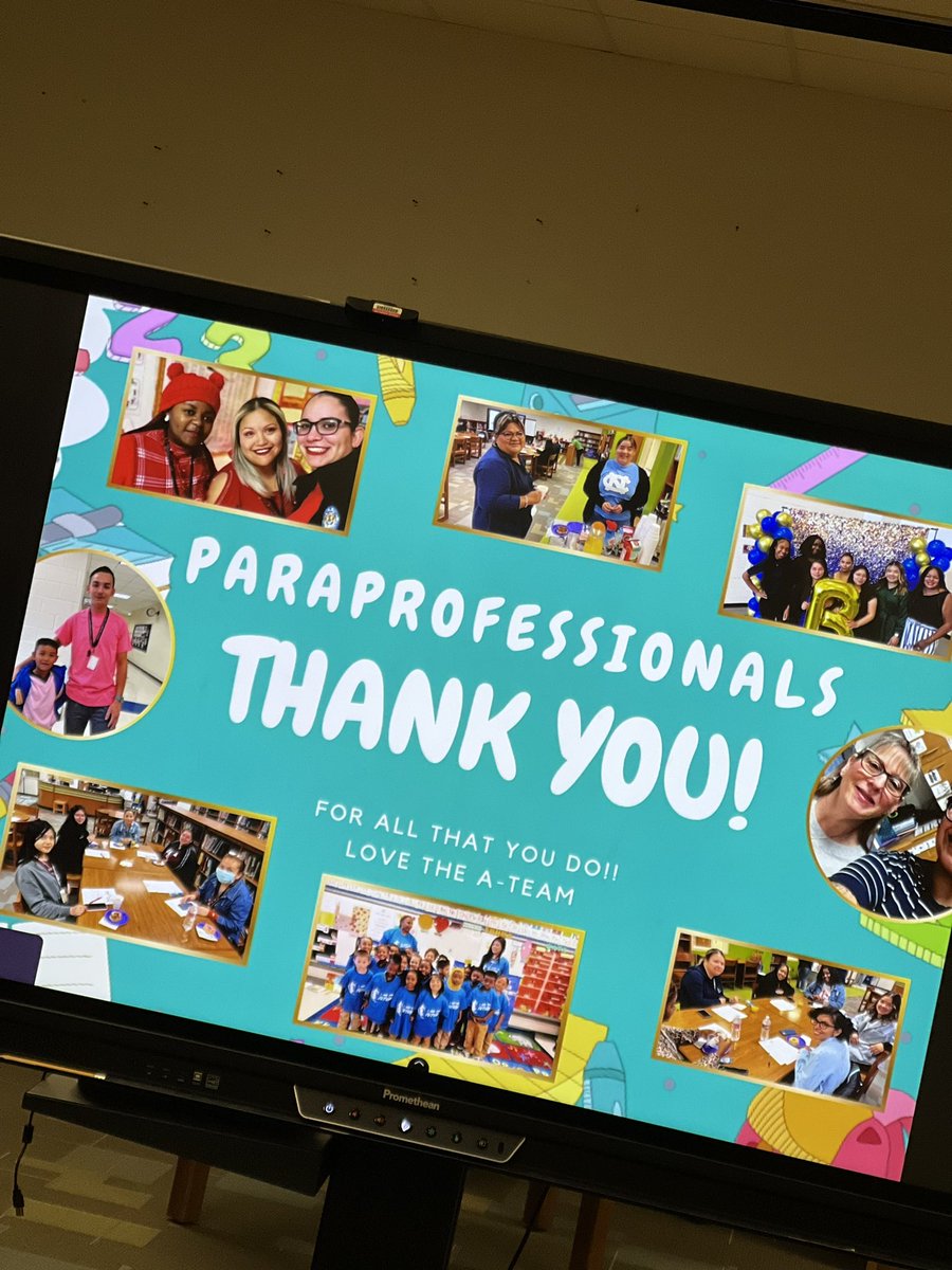 JackieMarieRod's tweet photo. Today @GWTruett  celebrates and appreciates all of our paraprofessionals!! They are the piece that makes us complete!! 🧩 We couldn’t make it without them!!  We ❤️ them!!  #ParaprofessionalAppreciationDay  @PrincipalBernal @ACEDallasISD @TeamDallasISD @DanforDISD    
💙💛🐯 https://t.co/pedmdybPEE