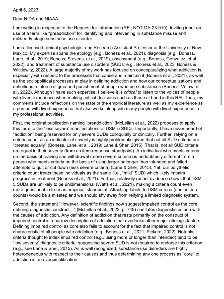 Cassie_Boness's tweet image. Here's my submitted comment if it is helpful to anyone: osf.io/chg32

There's so much more that could have been said but only so much time in a day 🙃

Please consider submitting a formal comment if you haven't already! Comments are due April 27th.