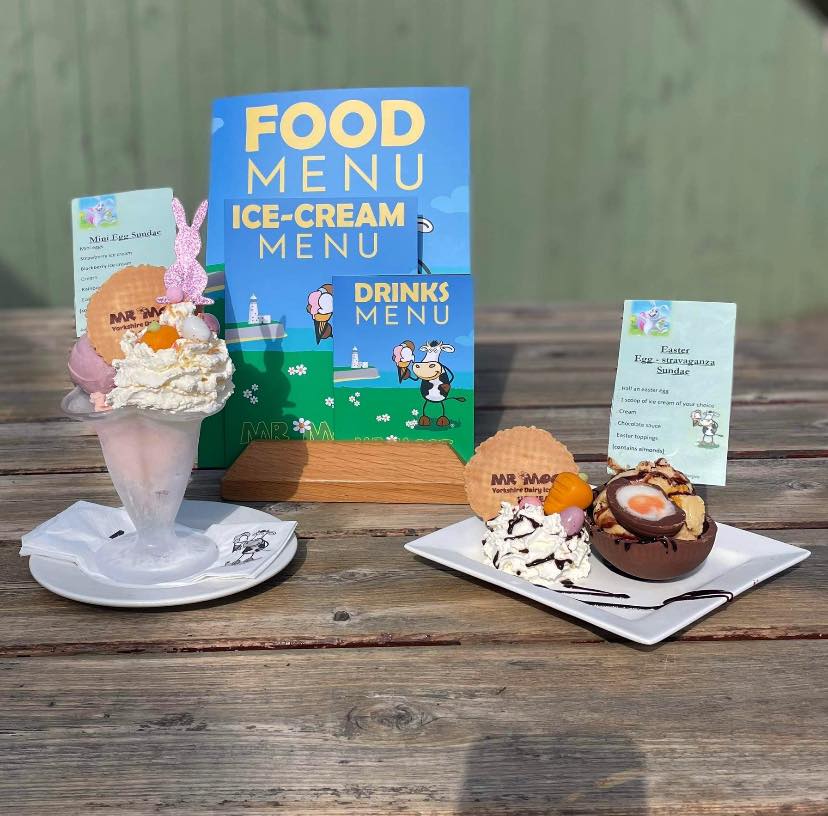 Fab to see our artwork on display at a local ice cream parlour! Well done to our designer Sophie for another outstanding menu design. If you are local to East Yorkshire, @mrmoosicecream is the best around. 🍦 😍

#graphicdesign #menudesign #localbusiness #foodmarketing #YORKSHIRE