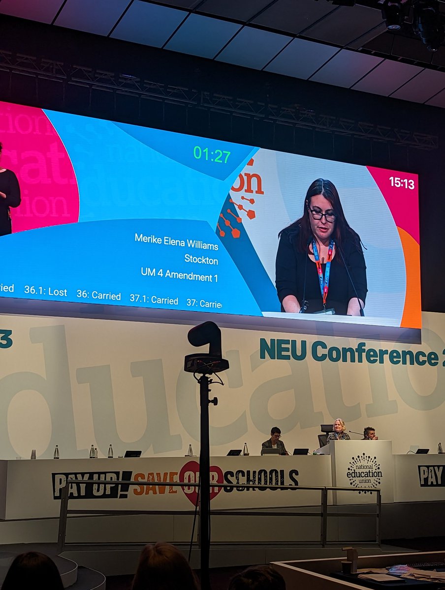 UM 4  Early Years against cramming more children in with undervalued staff. Current budget announcement is in no one's  best interest. #NEU2023