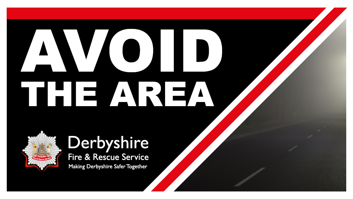 We currently have 3 fire engines &amp; an aerial ladder platform dealing with a fire involving a derelict building on Derby Road, #Borrowash.

Road closures are in place. Please avoid the area. 

Residents &amp; businesses are advised to keep their windows &amp; doors shut.