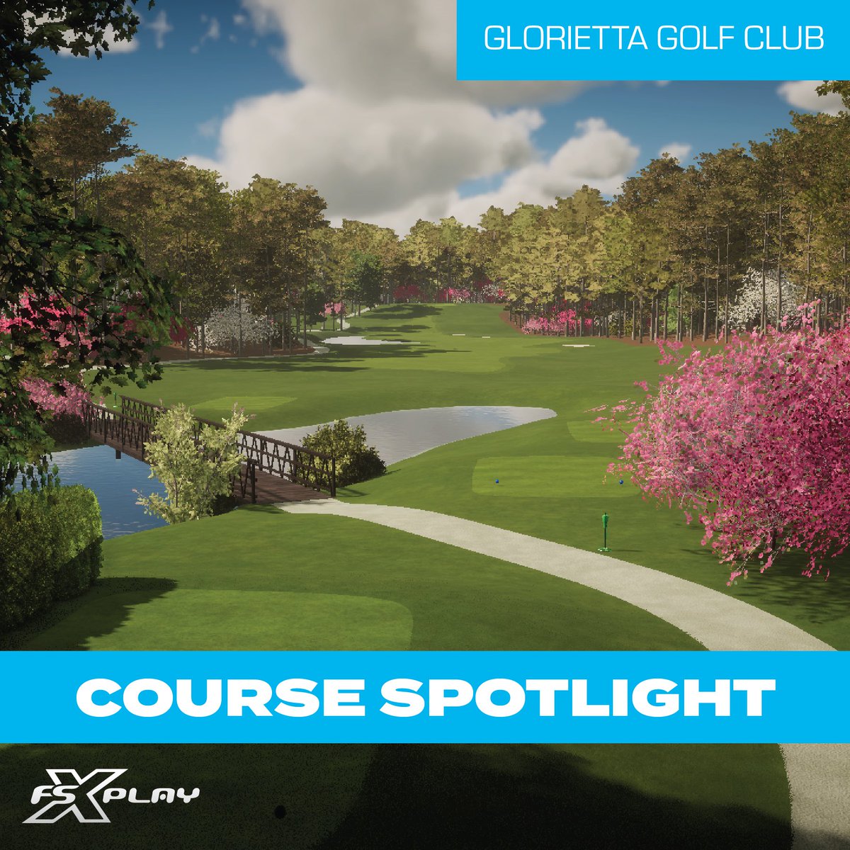 ForesightSports's tweet photo. Explore the lush flora, twisting fairways, and scenic river shots of our own "fantasy" Augusta-like course, Glorietta Golf Club. 🌸⛳️🌺
#FSXPlay
#Augusta
#TheMasters
#GolfSimulator
Link in bio to download! https://t.co/wdFExF204Z