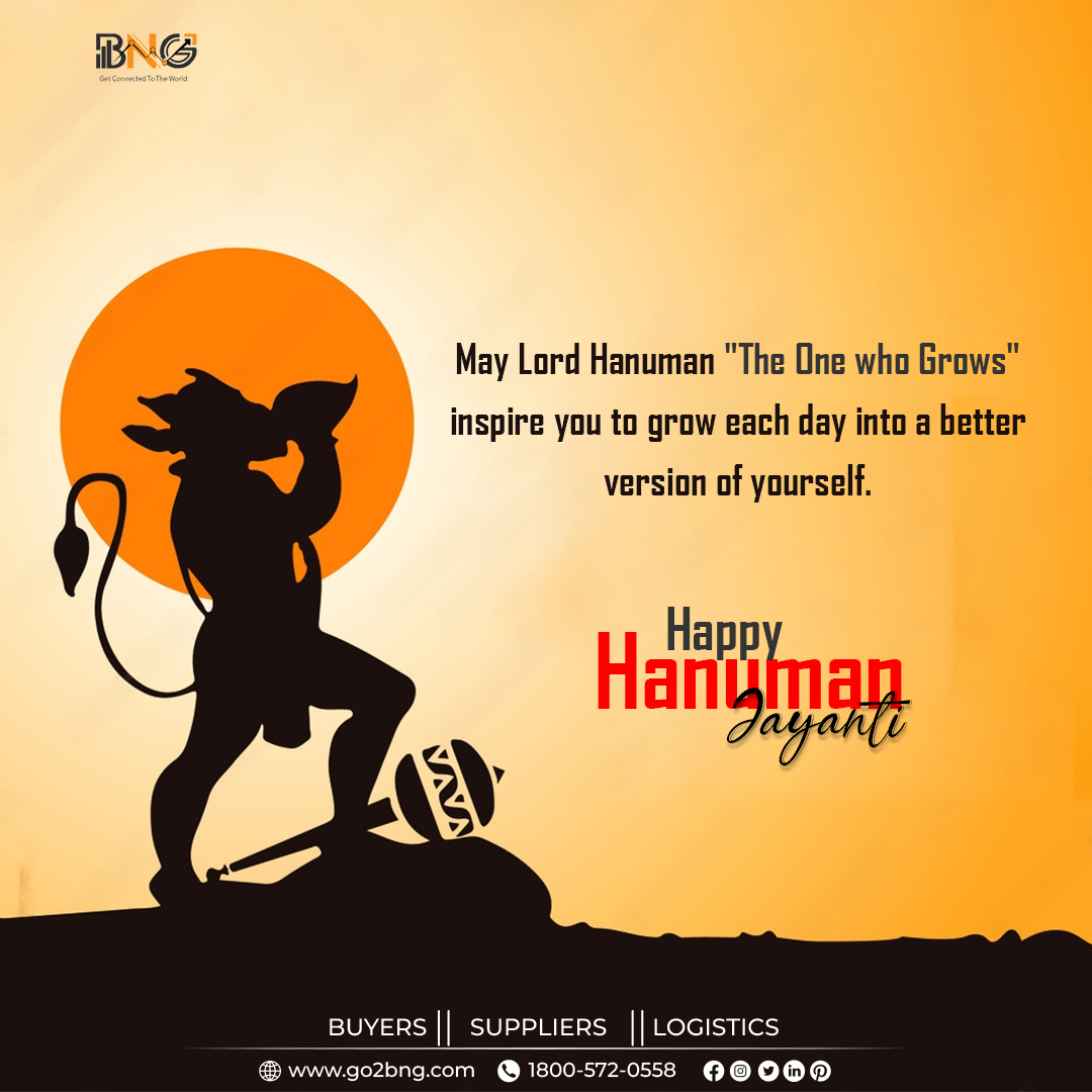 go2bng's tweet photo. May Lord Hanuman "The One Who Grows" inspire you to grow each day into a better version of yourself. || 𝐇𝐚𝐩𝐩𝐲 𝐇𝐚𝐧𝐮𝐦𝐚𝐧 𝐉𝐚𝐲𝐚𝐧𝐭𝐢||🚩🚩
.
.

.
.
#hanuman #हनुमानजयंती  #hinduism #india #hanumanji #bajrangbali #jaishreeram #god https://t.co/nZU9npyfB1