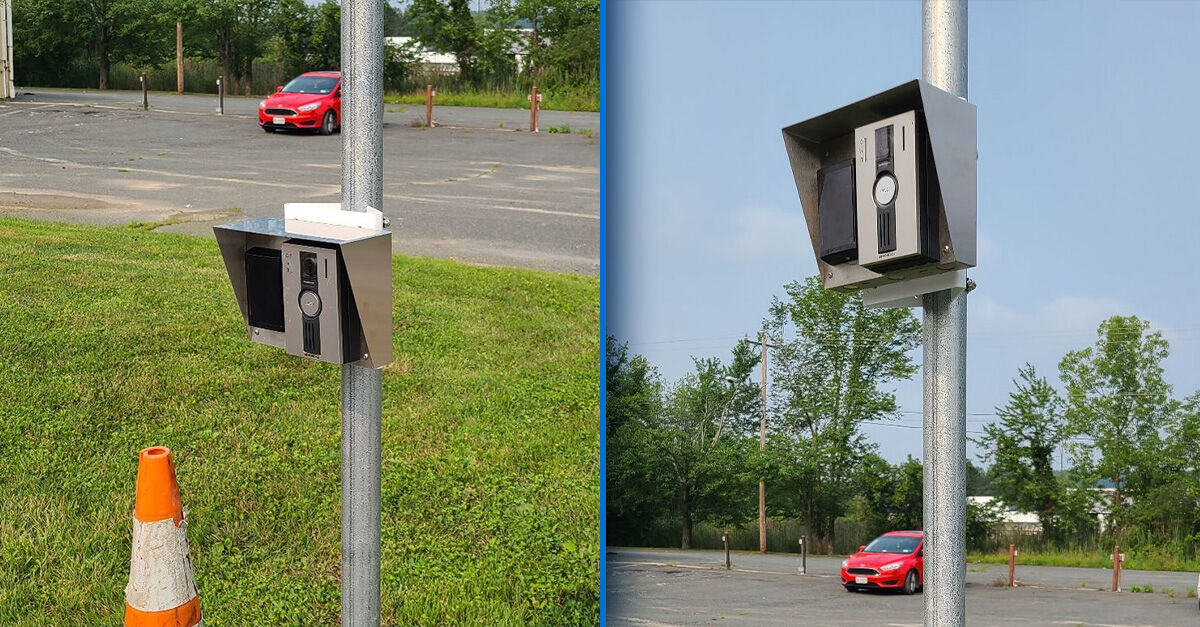 Aiphonecorp's tweet image. At this gated facility, our IP video call stations were installed at two heights so drivers in both cars and tall industrial trucks could be screened before having access granted. 

Check out our IX-EA. 
bit.ly/3lMP4dd

#IPVideoIntercom #EntrySecurity #AiphoneCorp