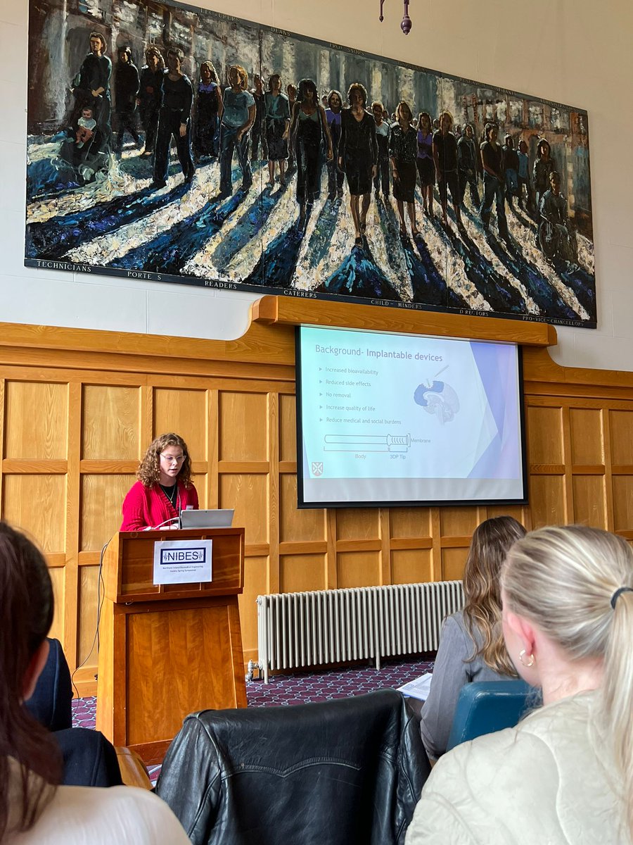 enekolarraneta's tweet photo. Great presentations from @beth_magill, @camipic and @gewrgi on #NIBES23 showing the latest developments from our work on drug eluting implantable devices. @NIBES22 @pharmacyatQUB https://t.co/D1sXLV4hY8