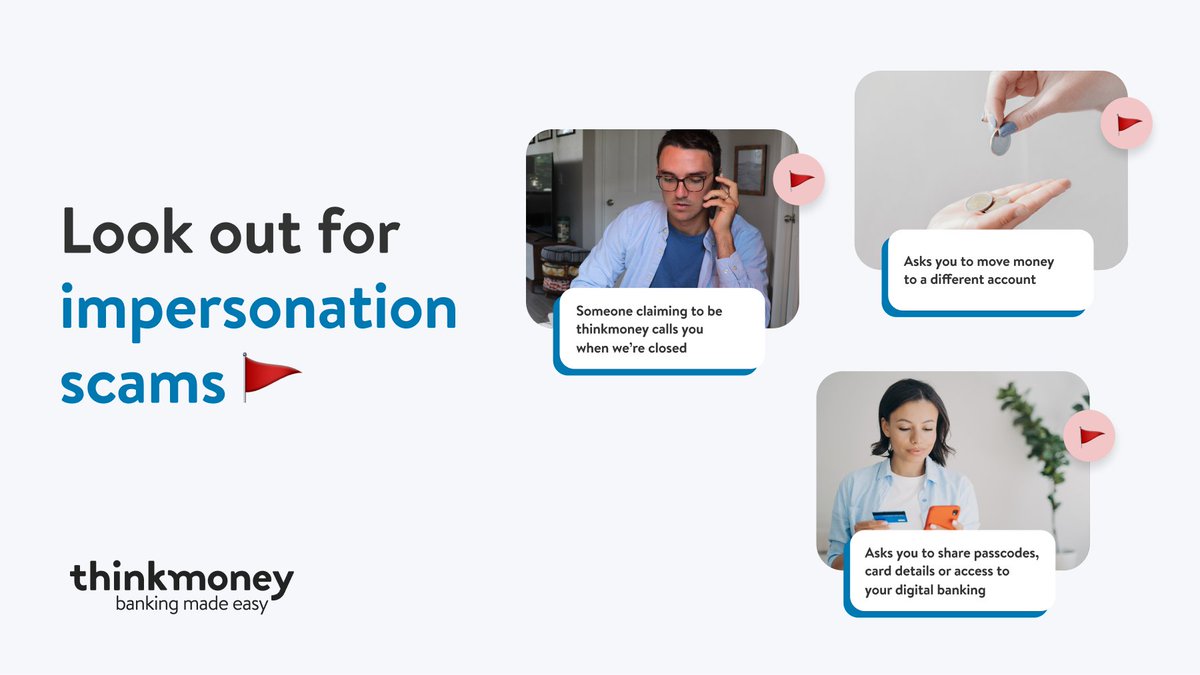 Bank holidays are prime time for impersonation scams, so it's no wonder fraudsters are looking forward to Easter 😟 Know the warning signs 👇