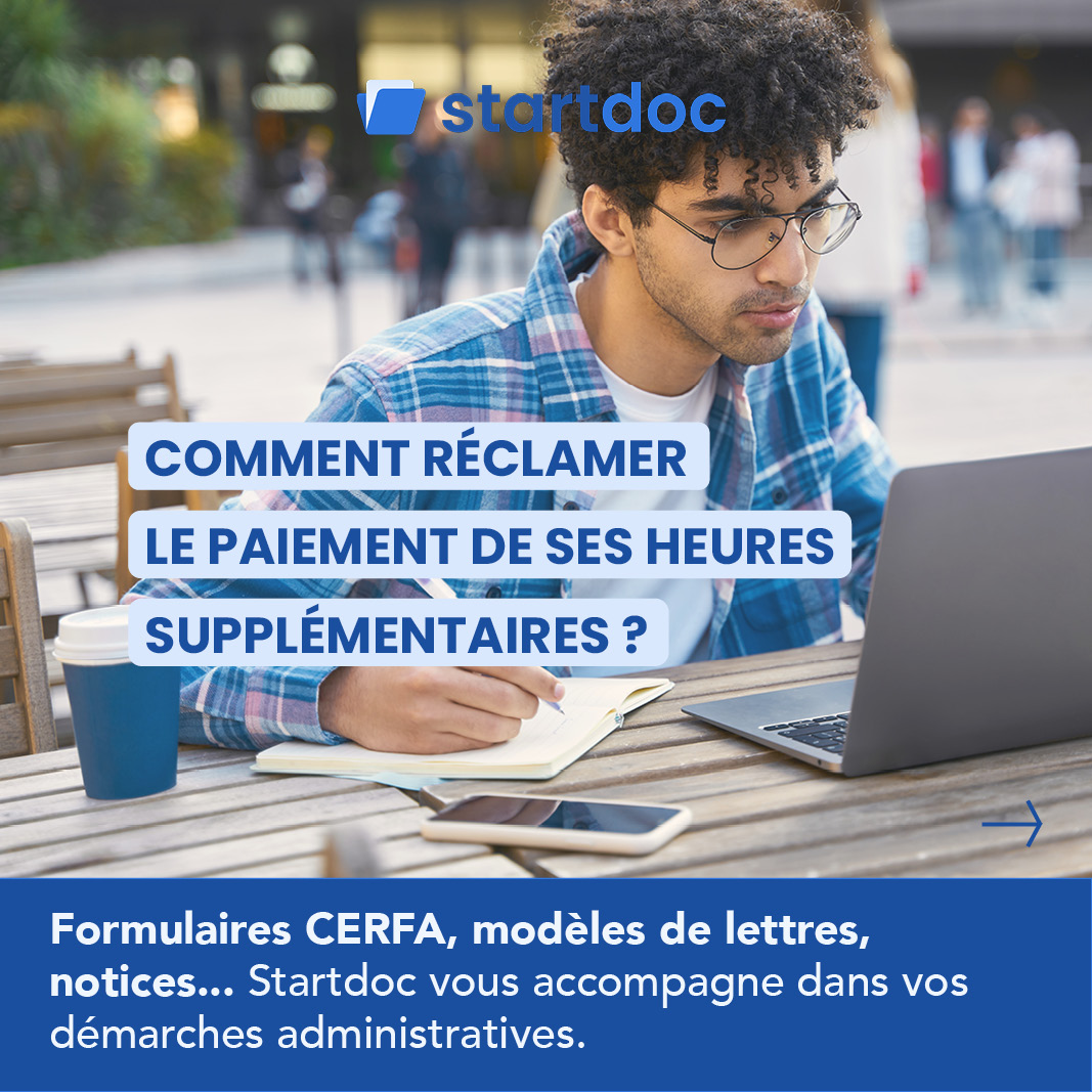startdocfr's tweet image. GUIDE : Comment réclamer le paiement de ses heures supplémentaires ? 💡

Retrouvez notre modèle de lettre "Demande de paiement des heures supplémentaires" 100% gratuit sans téléchargement sur startdoc.fr ➡️ startdoc.fr/documents/122-…