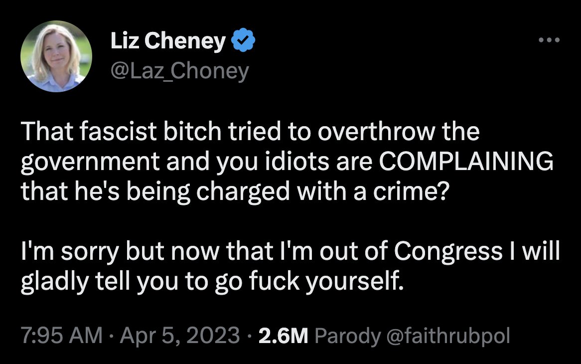 FaithRubPol's tweet image. Liz Cheney slams the GOP 🔥