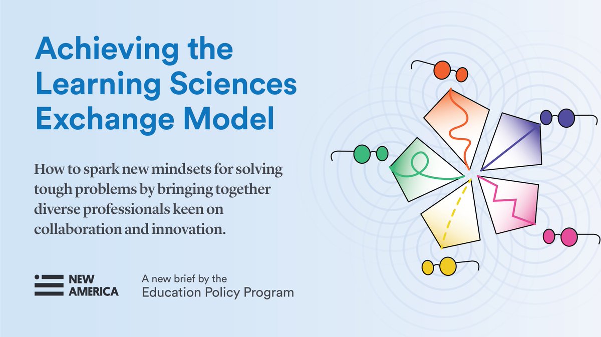 Just out! Happy to be part of this @NewAmericaEd brief w/ @KathyandRo1 Phillip Ellis, and @BrookingsGlobal to show how the @LSXfellowship gathers innovators across sectors & redesigns problem-solving in #education & beyond. Learn about our first 5 years: newamerica.org/education-poli…