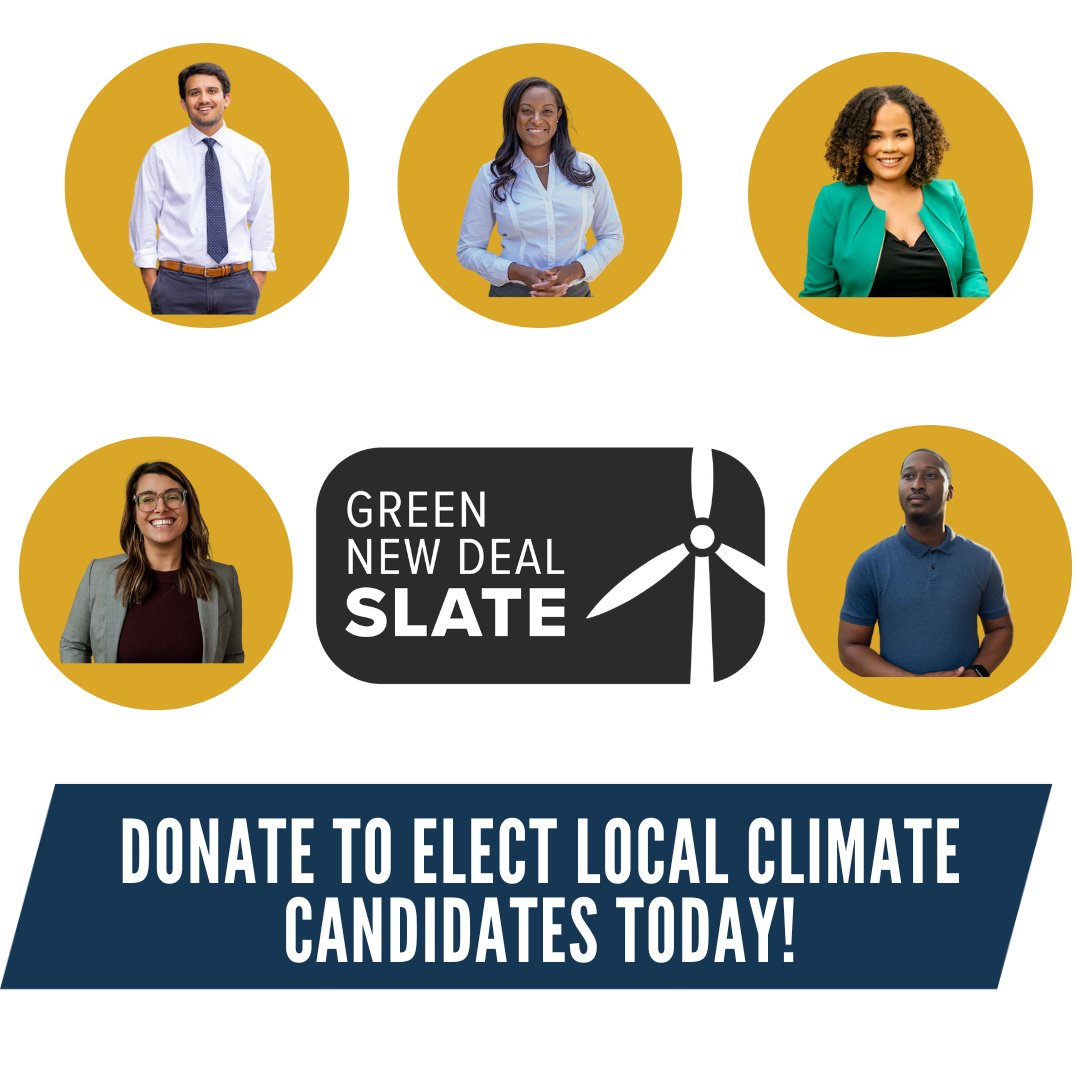 LeadLocally's tweet image. We’re excited to launch our Green New Deal down ballot spring slate! We need bold state &amp;amp; city climate progressives in office across the country - and we’ve pulled together some of the most important races this year. Help them win by donating today! 🧵 secure.actblue.com/donate/gnddown…