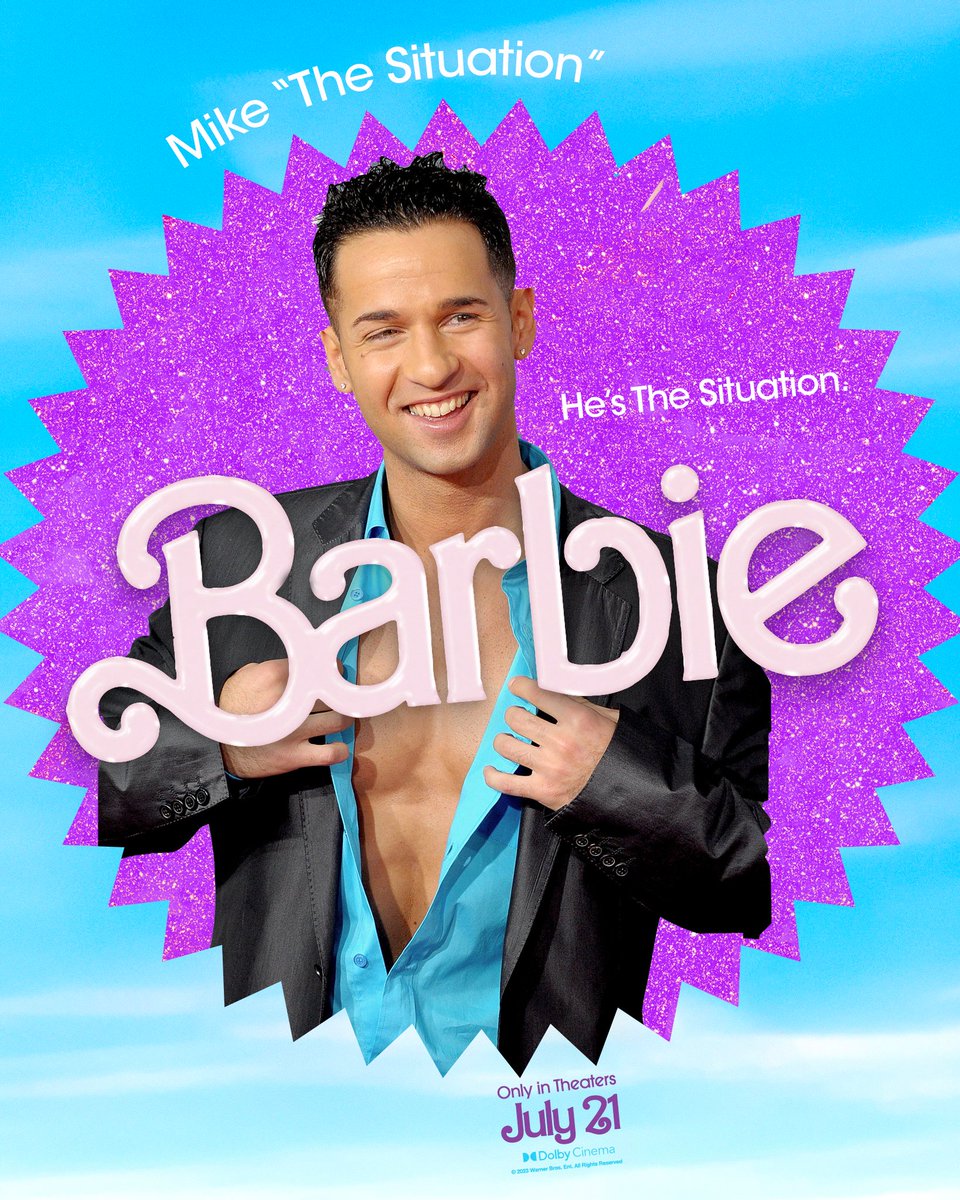 JerseyShore's tweet photo. 8 tickets to @barbiethemovie, please. ✨ https://t.co/0NmAD79WZR
