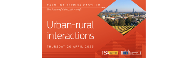 We are pleased to announce registration is now open for the 1st <a href="/EU_ScienceHub/">EU_ScienceHub</a> JRC #Webinar series.

➡️Urban-rural Interactions and their Territorial Disparities
📢Carolina Perpiña <a href="/darribas/">Dani Arribas-Bel `@darribas@mapstodon.space`</a> <a href="/DijkstraLewis/">Lewis Dijkstra</a> 
🪑 <a href="/HeikeMayer12/">Heike Mayer</a> 
💻bit.ly/JRCRSA2023 

#smartspecialisation