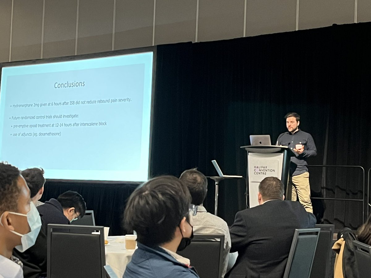 Luke Wiseman (@lukewiseman4) on Twitter photo Great presentation by anesthesia regional fellow <a href="/garrettsbarry/">Garrett Barry</a> on rebound pain after Interscalene block <a href="/Ropivacaine/">Dr. Vishal Uppal MBBS, FRCA 🇨🇦🇮🇳🏴</a> #ANESRD23 Great presentation by anesthesia regional fellow <a href="/garrettsbarry/">Garrett Barry</a> on rebound pain after Interscalene block <a href="/Ropivacaine/">Dr. Vishal Uppal MBBS, FRCA 🇨🇦🇮🇳🏴</a> #ANESRD23