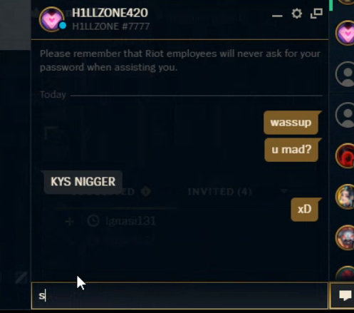 Yosheesh_'s tweet photo. @RiotSupportDACH dieser typ vom gegner team ist geleaved hat mich geadded und schreibt dann das, wenn ihr mich informiert dass er gebannt wurde würde ich mich freuen ^^ https://t.co/2OpTtEVSXu