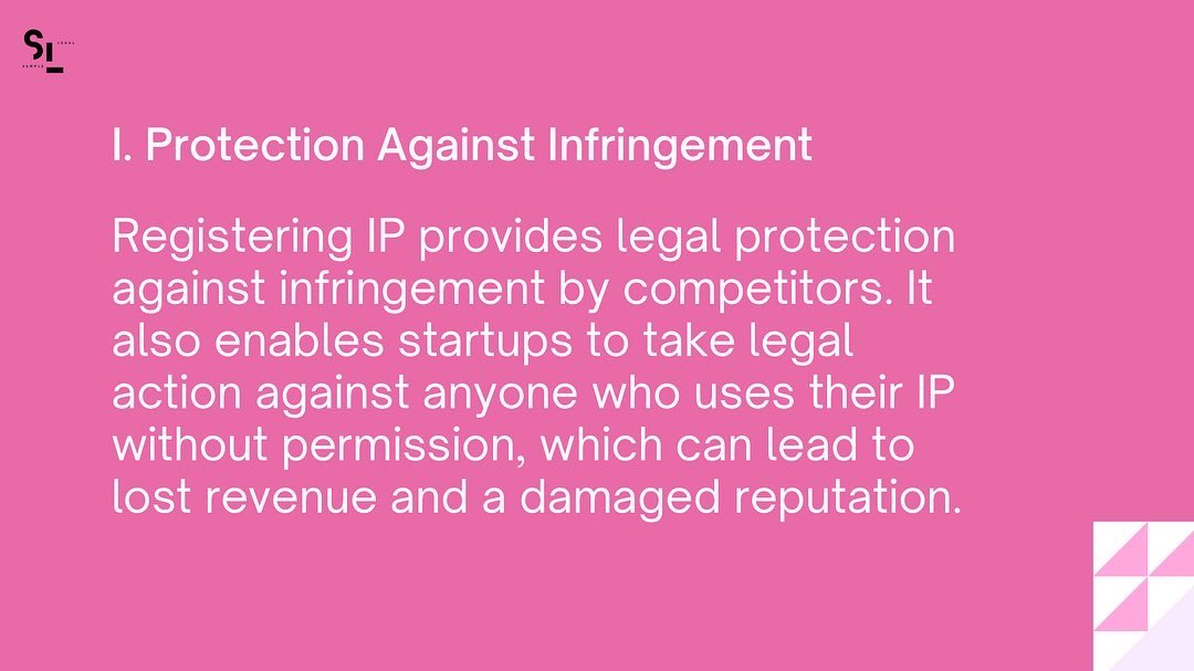 'Protect your tech, protect your dreams! Registering your IP is the ultimate power move for startups 💪🏽🚀 #InnovationProtection #StartupSuccess #IPowerUp'