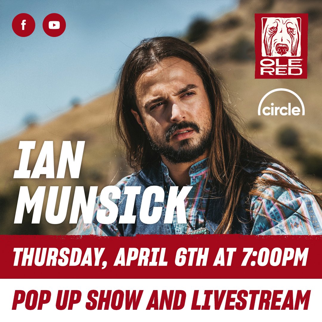 IanMunsick's tweet photo. Nashville! I’m popping up at @OleRed on Broadway TOMORROW at 7pm. FREE SHOW so get there early… it’s White Buffalo release week baby 🦬🎻🔥 https://t.co/farn0tp6f8