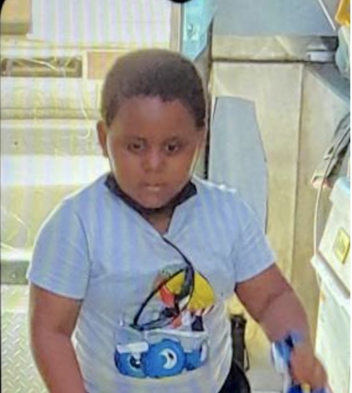 7- Year-Old Critical Missing Juvenile

Derek Clay was last seen on Tuesday April 4 at around 4:30 p.m. in the courtyard of an apartment complex in the 1100 block of Crenshaw Blvd. Derek is described as a 7-year-old male Black with short black hair, brown eyes, and a medium build.
