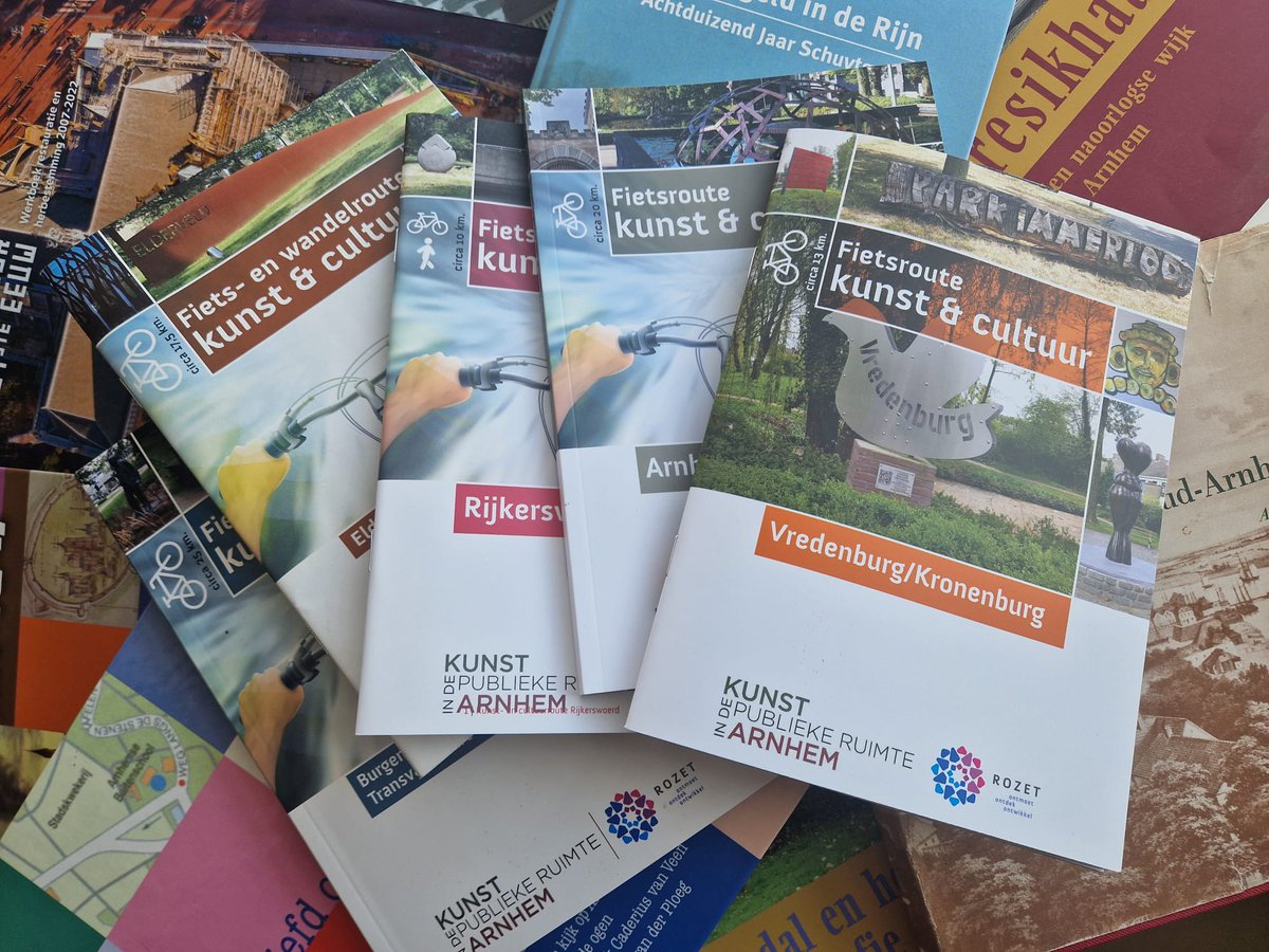 De 12e Kunstroute van #stichtingkunstindepubliekeruimte #arnhemsekunst is af, de 7e in serie met #RozetArnhem. Op 15 april wordt deze gepresenteerd, op de loopbrug (die ook om een feestje vraagt!) #Passerelle tussen #Vredenburg en #Kronenburg. Welkom! 
buff.ly/3UbaVYh