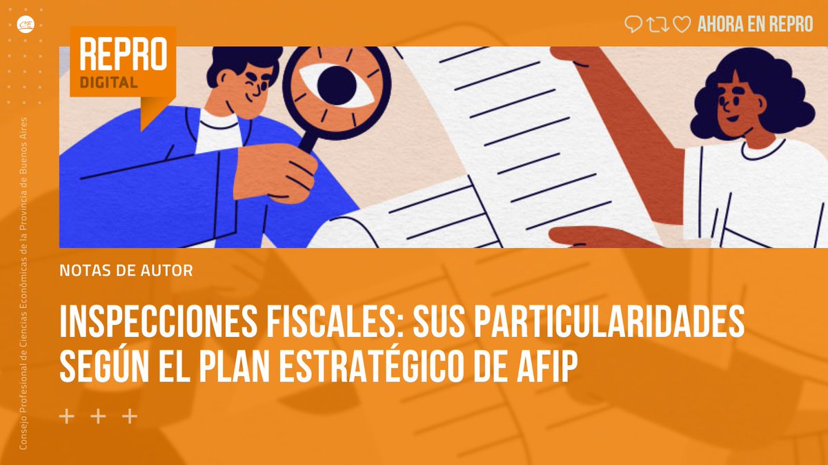 cpcebuenosaires's tweet photo. #AhoraEnRepro La autora explica y analiza las formas de iniciar una inspección con la respectiva emisión de una Orden de Intervención y el plan estratégico de AFIP 2021-2025.
https://t.co/o9b4XOTBKU #cpba #consejoprofesional https://t.co/Kv6IGeelNL