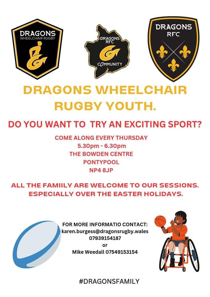 Karen Burgess (@kburgess81) on Twitter photo Come join the #DragonsFamily 🐉♿️👇🏻🌟 #WeAreGwentRugby <a href="/NewportCouncil/">Newport City Council</a> <a href="/CaerphillyCBC/">CaerphillyCBC</a> <a href="/BlaenauGwentCBC/">Blaenau Gwent CBC</a> <a href="/MonmouthshireCC/">Monmouthshire / Sir Fynwy</a> <a href="/torfaencouncil/">Torfaen Council 🏴🇺🇦</a> Come join the #DragonsFamily 🐉♿️👇🏻🌟 #WeAreGwentRugby <a href="/NewportCouncil/">Newport City Council</a> <a href="/CaerphillyCBC/">CaerphillyCBC</a> <a href="/BlaenauGwentCBC/">Blaenau Gwent CBC</a> <a href="/MonmouthshireCC/">Monmouthshire / Sir Fynwy</a> <a href="/torfaencouncil/">Torfaen Council 🏴🇺🇦</a>