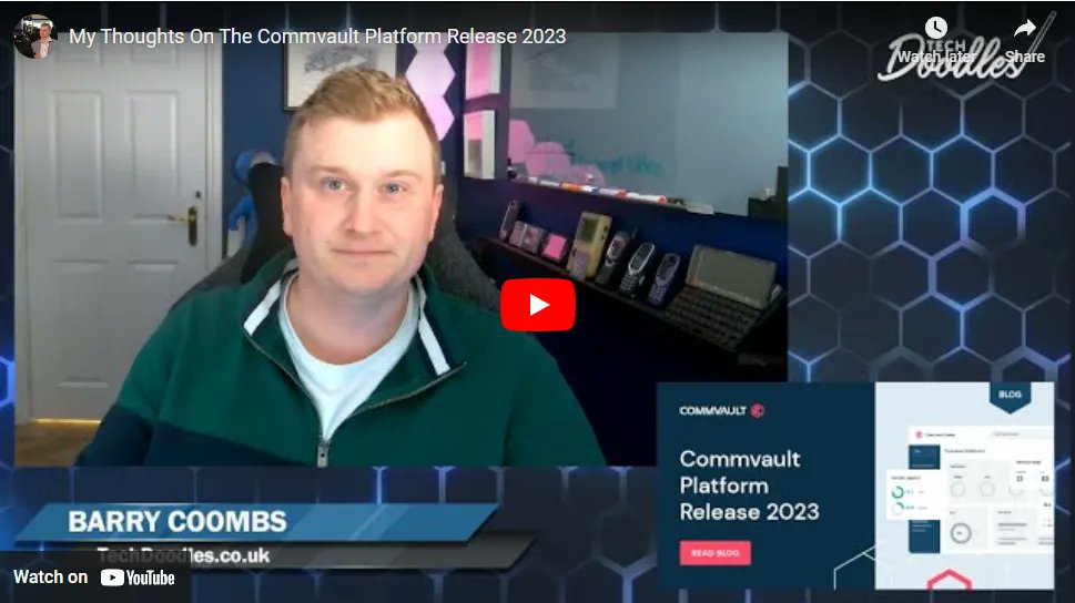 VirtualisedReal's tweet image. Check out my latest blog post to learn more about @commvault's latest platform release, I have been impressed with their ability to protect data in a unified manner across multiple clouds buff.ly/42RNffL #DataInsights #BackupAndRecovery