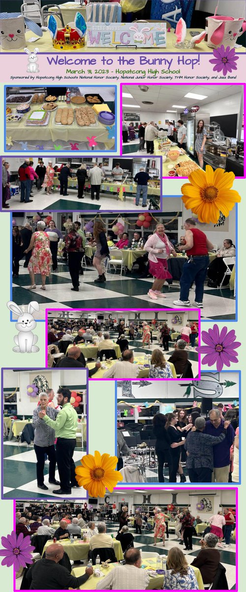 Hopatcong High School's NHS, NJHS &amp; TriM sponsored a Senior Citizen Dance 3/31. Planning, decorating &amp; fundraising by our Honors students with two wonderful sets of music by the HHS Jazz Band. Thank you to all of our guests &amp; volunteers!