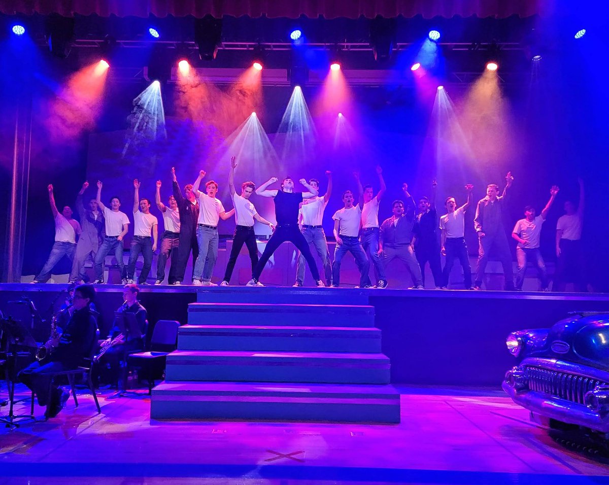 marmionacademy's tweet photo. Grease is the word, is the word that you heard, it’s got groove, it’s got feeling! 🚗⚡️Thank you again to all who made our spring play possible! It was a great show! #marmionadvantage https://t.co/2pccRUBvGN