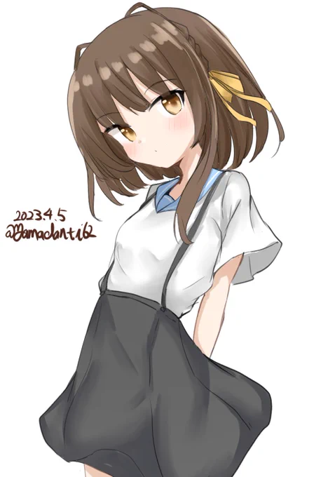 #艦これ版深夜の真剣お絵描き60分一本勝負 #艦これ版真剣お絵描き60分一本勝負_20230405うくるちゃん 