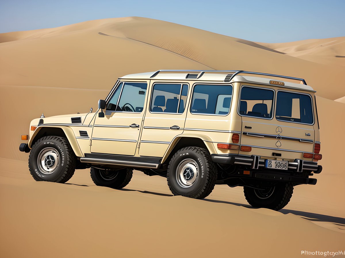 The 1975 Mercedes GLS was the full-sized Mercedes SUV of the 70's. The GLS was essentially an extended G-wagon that competed with the Land Rover Defender.

#MercedesBenz #mercedesgls #suv #alternateuniversemercedes #luxurysuv #stablediffusion