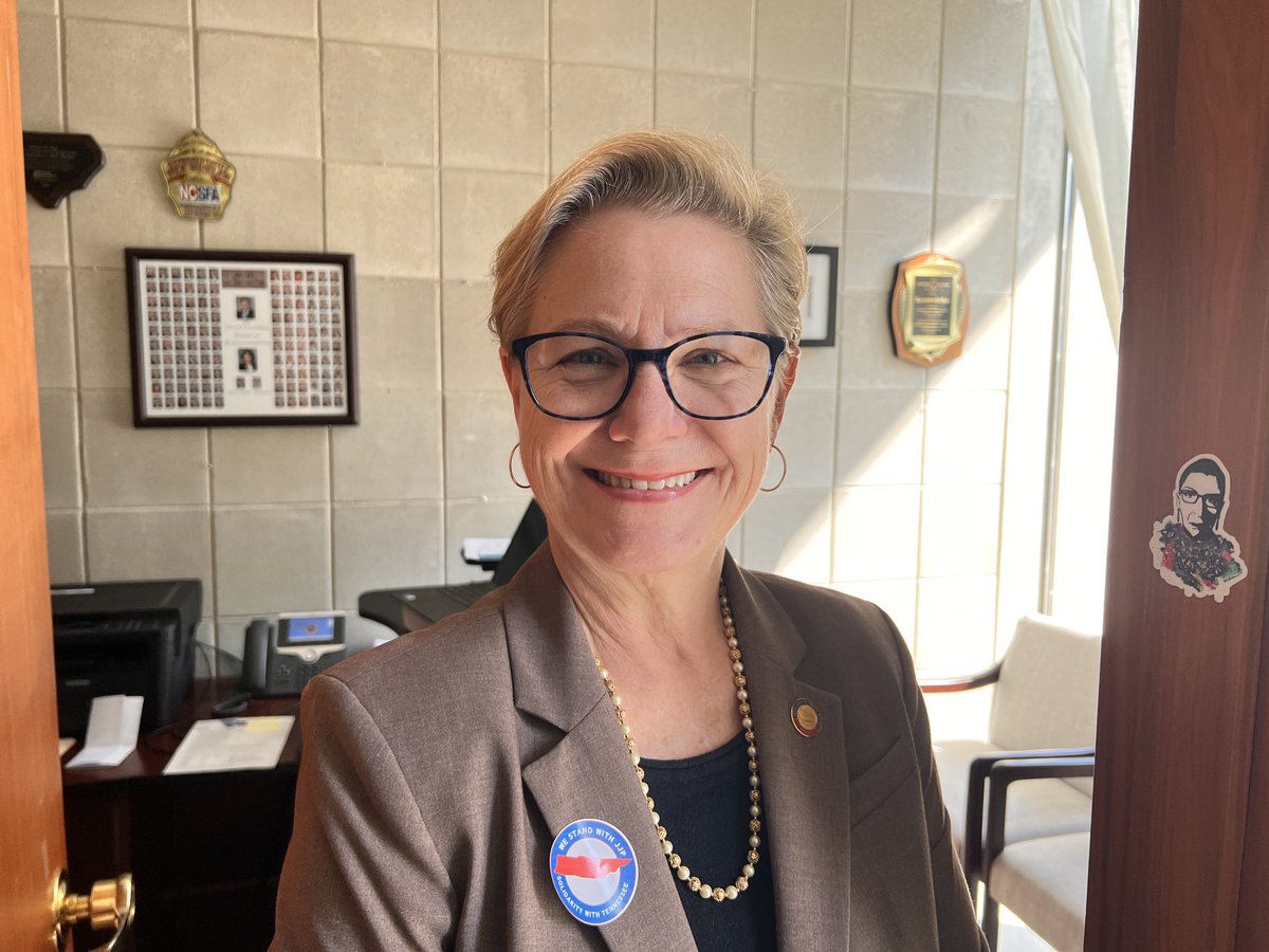 DebButlerHD18's tweet photo. What’s happening in Tennessee is disgraceful. I’m a Volunteer graduate myself and removing an elected person? For supporting advocates? Those aren’t the #RockyTopValues I learned in Knoxville. #standwithTN https://t.co/RSkUBRQ9ab