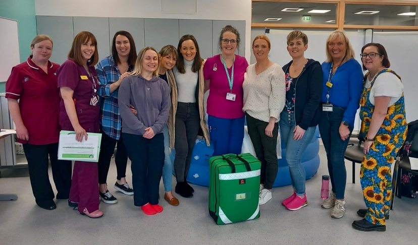 Our new Continuity of Carer Midwives training together today We wish them every success in their new roles! #CoMC #TeamSHSCT #TrainingTogether #CoMCTeamEmerald #NewBeginnings